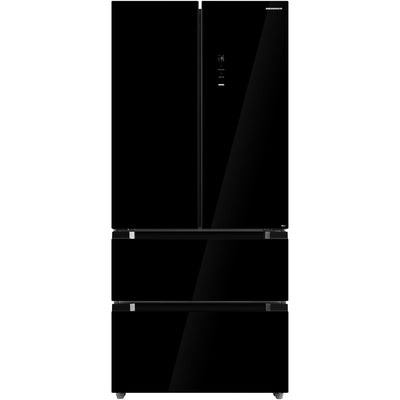 Heinner HCFD-M516INVHGBKE French Door Amerikaanse koelkast – 516 L – No Frost – zwart