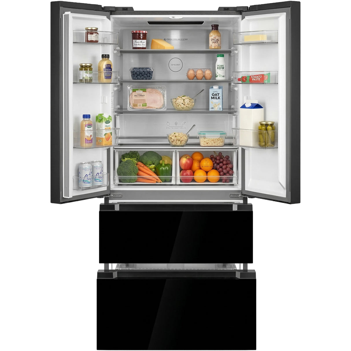 Heinner HCFD-M516INVHGBKE ++ French Door Amerikaanse Koelkast – 516 L - No Frost