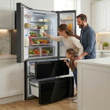 Heinner HCFD-M516INVHGBKE ++ French Door Amerikaanse Koelkast – 516 L - No Frost
