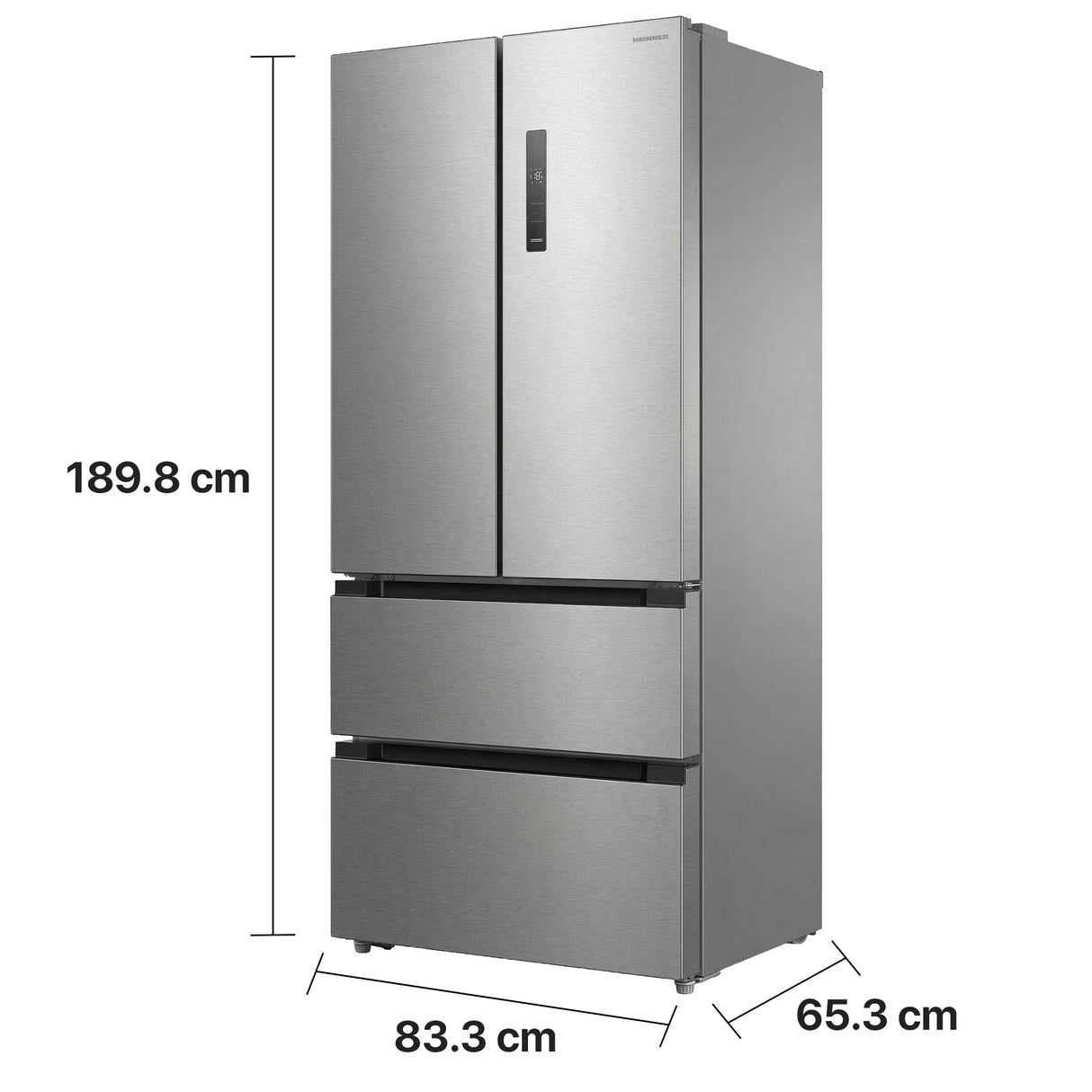 Heinner HCFD-M516INVXE++ French Door Amerikaanse Koelkast – 516 L – No Frost