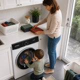 Machine à laver Heinner HWM-M814IVKA – 8 kg – 1400 tours/min – classe énergétique A – blanc