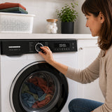 Machine à laver Heinner HWM-M814IVKA – 8 kg – 1400 tours/min – classe énergétique A – blanc