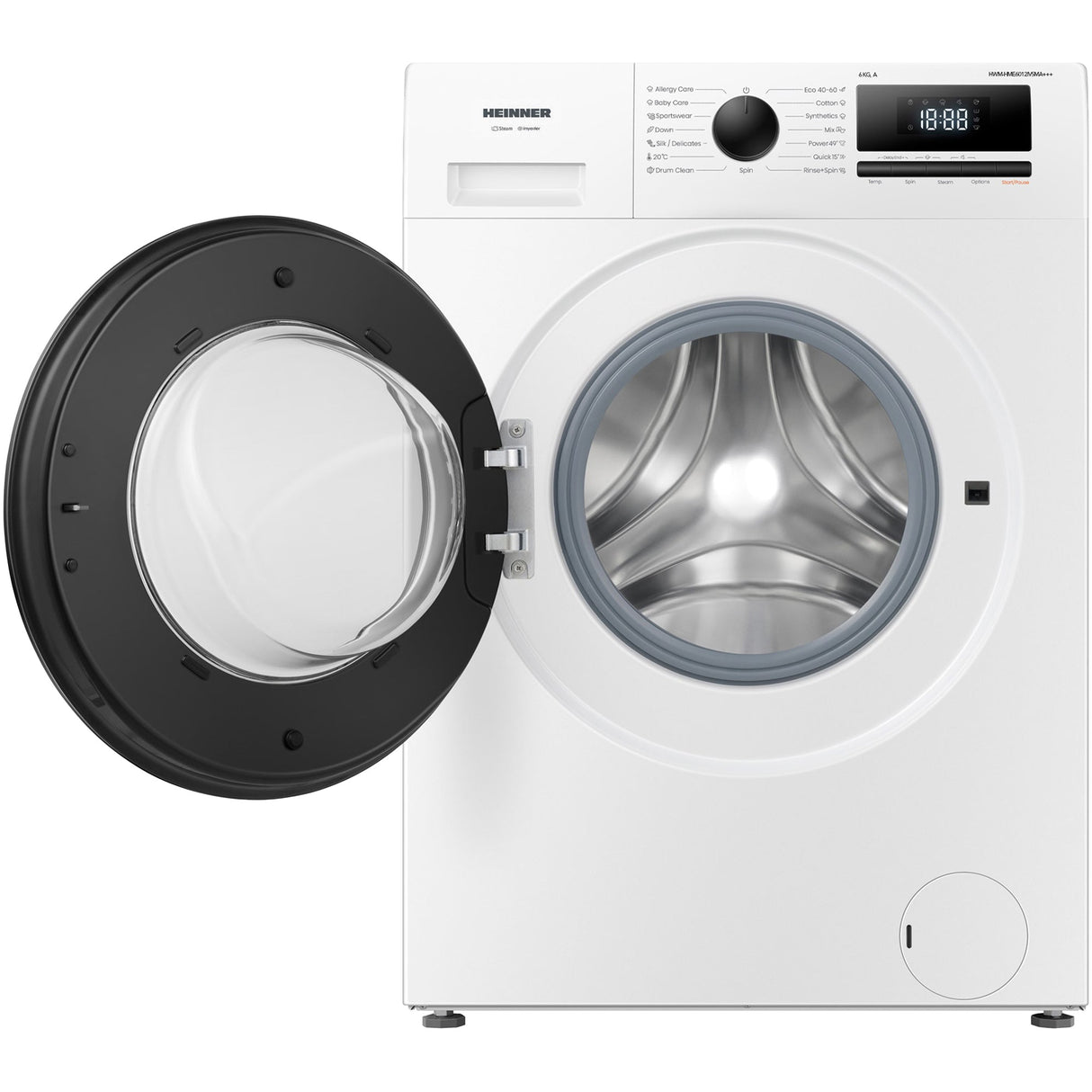 Heinner wasmachine HWM-HME7012IVSMA – 7 kg – 1200 tpm – Inverter Motor – Energielabel A (Tweedekans)