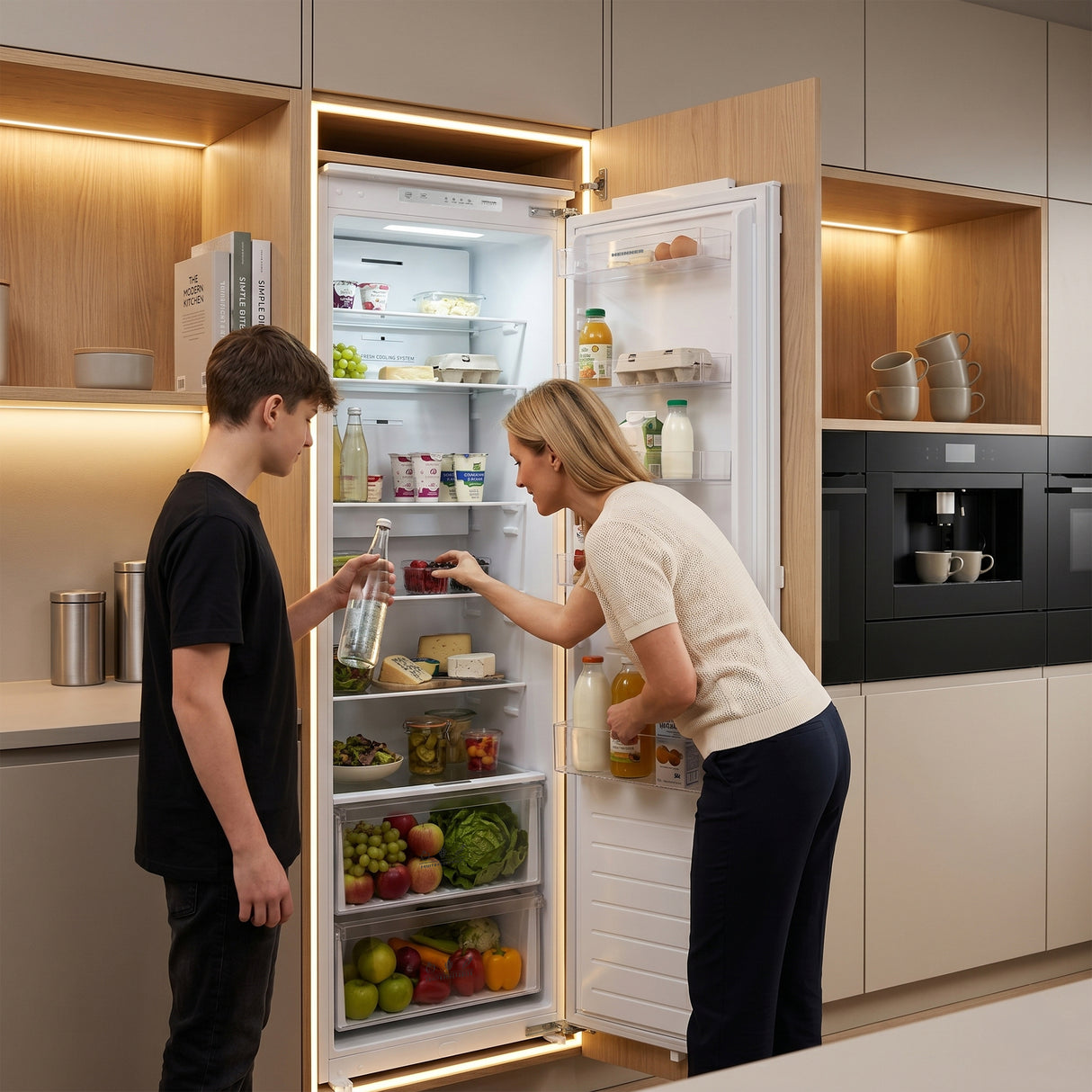 Heinner HF-BIM304NFINVE++ Inbouw Koelkast 304 L – No Frost