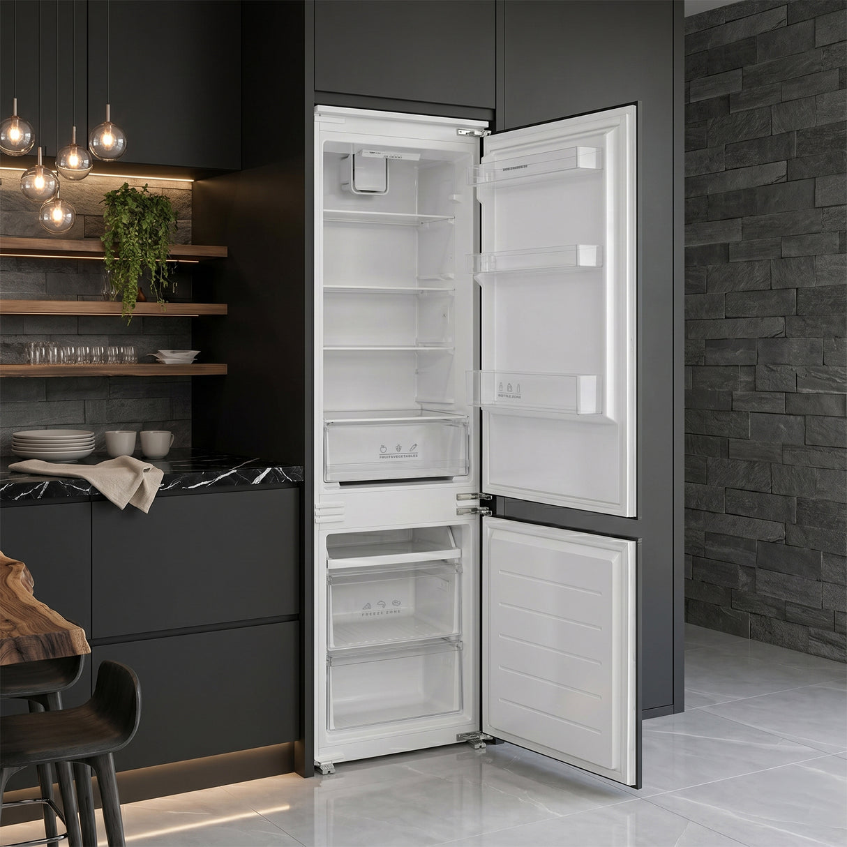 Heinner HC-BIM271INVE++ 271 L Inbouw Koel-vries – SuperCool - SuperFreeze