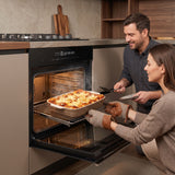 Heinner HBO-M7214GCDRC-GBK Inbouw Oven 72 L – Hetelucht – Grill – AirFry