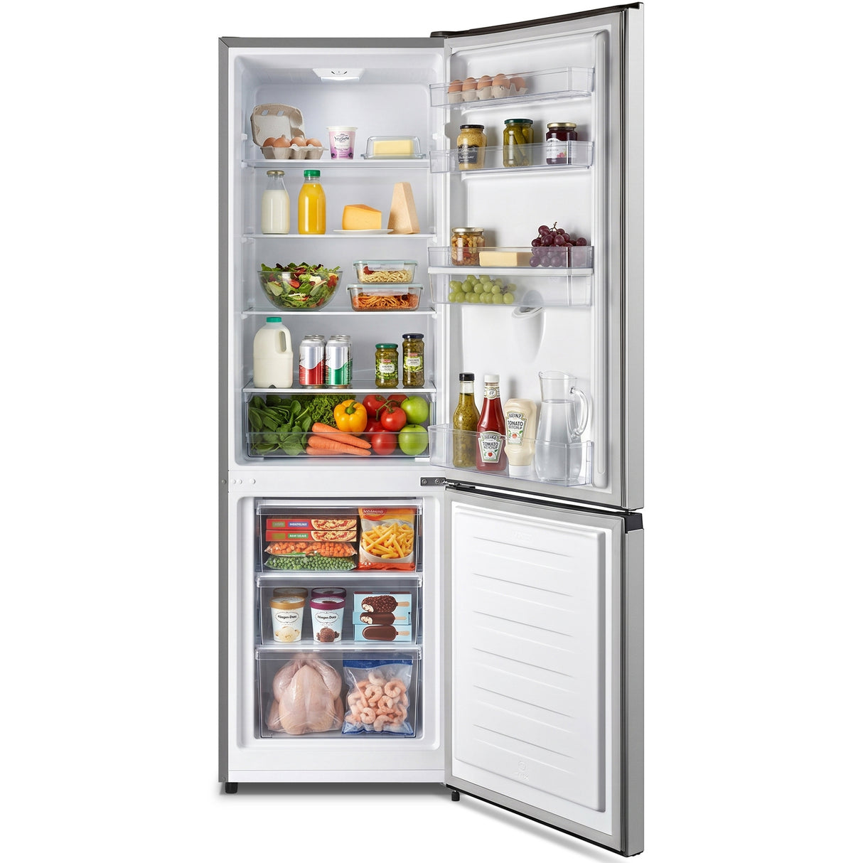 Heinner HC-HS268SWDE++ Koel-vriescombinatie 268 L – Waterdispenser