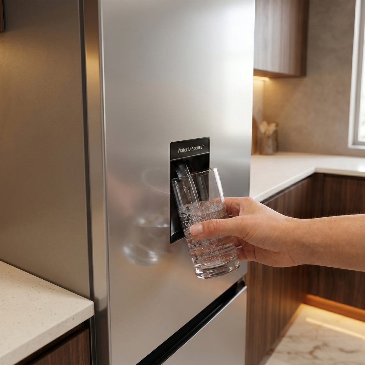 Heinner HC-HS268SWDE++ Koel-vriescombinatie 268 L – Waterdispenser