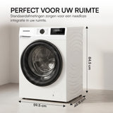 Heinner HWM-H6010IVSMC+++ Slanke Wasmachine 6 kg – 1000 RPM