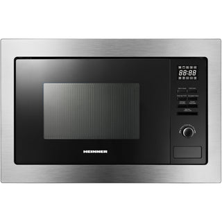Micro-ondes Heinner HMW-MDBI25GDIX – encastrable – 25 L – gril – numérique – inox