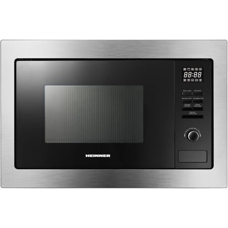 Heinner Microwave HMW-MDBI25GDIX – built-in – 25 L – grill – digital – stainless steel – product photo