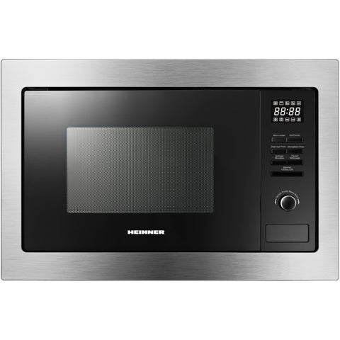 Heinner Microwave HMW-MDBI25GDIX – built-in – 25 L – grill – digital – stainless steel – product photo