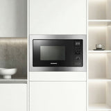Micro-ondes Heinner HMW-MDBI25GDIX – encastrable – 25 L – gril – numérique – inox