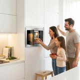 Micro-ondes Heinner HMW-MDBI25GDIX – encastrable – 25 L – gril – numérique – inox