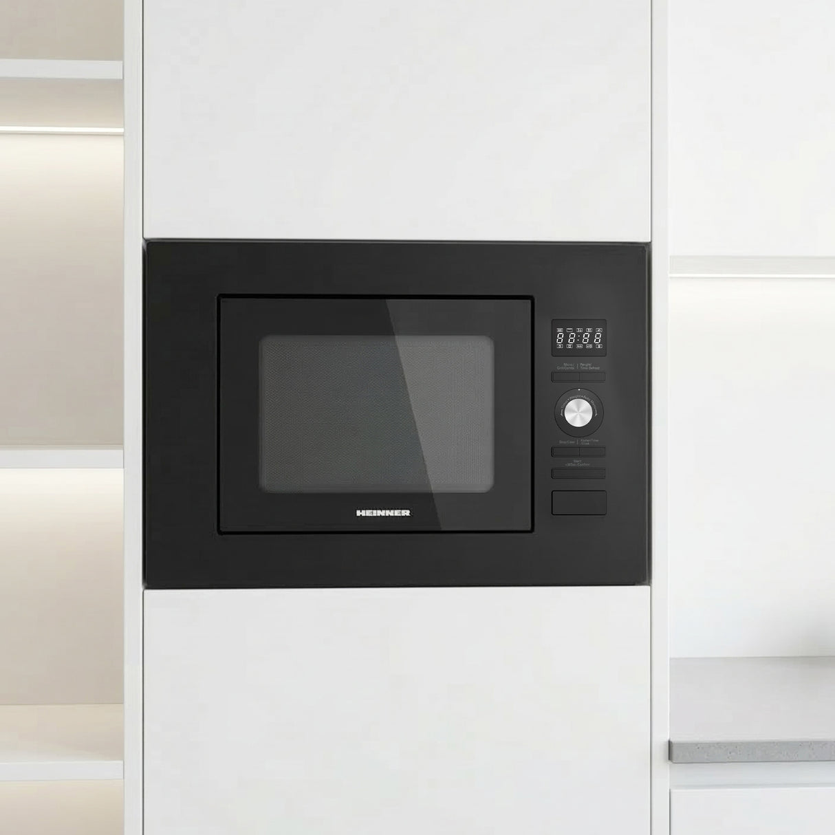 Micro-ondes Heinner HMW-MDBI20GDBK – 20 L – gril – LED – encastrable