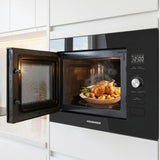 Micro-ondes Heinner HMW-MDBI20GDBK – 20 L – gril – LED – encastrable
