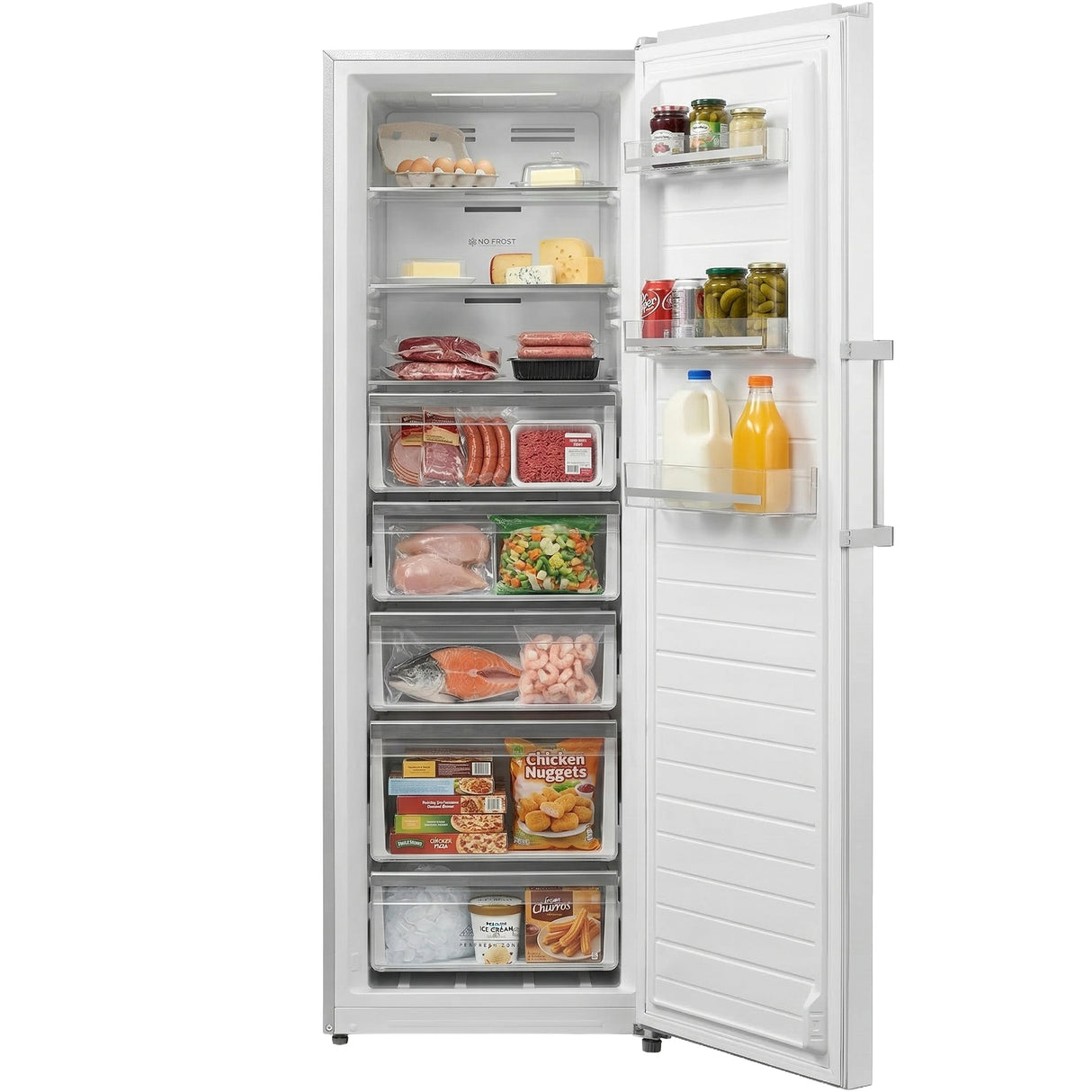 Heinner HFF-M272NFCE++ Vriezer 272 L – No Frost – Convertible – Super Freeze