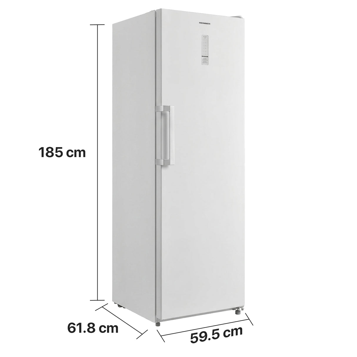 Heinner HFF-M272NFCE++ Vriezer 272 L – No Frost – Convertible – Super Freeze