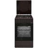 Cuisinière à gaz Heinner HFSC-S60LITGC-BRW – 4 brûleurs – four électrique avec gril