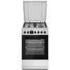 Cuisinière à gaz Heinner HFSC-S65MIXFD-SL – 4 brûleurs – four électrique avec gril