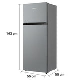 Heinner HF-M24ESE++ Koel-vriescombinatie 204 L
