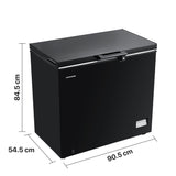 Heinner HCF-205NHBKE++ Vrieskist 198 L – Inverter Compressor – Snelvriesfunctie