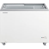 Congélateur/frigo Heinner HSF-M255WHC – congélateur coffre – 255 L – couvercle en verre coulissant – convertible