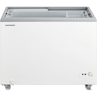 Congélateur/frigo Heinner HSF-M255WHC – congélateur coffre – 255 L – couvercle en verre coulissant – convertible