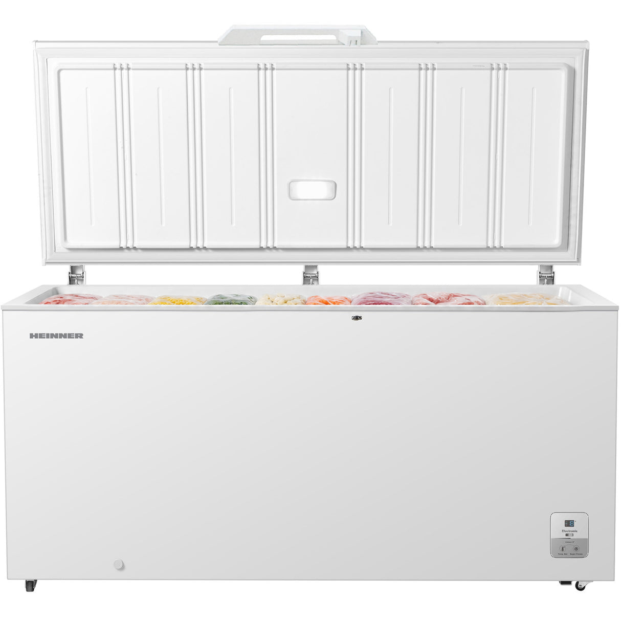 Congélateur coffre Heinner HCF-HS500EE – 500L – moteur inverter – super congélation