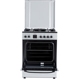 Cuisinière à gaz Heinner HFSC-S66FDC-BIX – 4 Brûleurs – Four 6 Fonctions – Gril