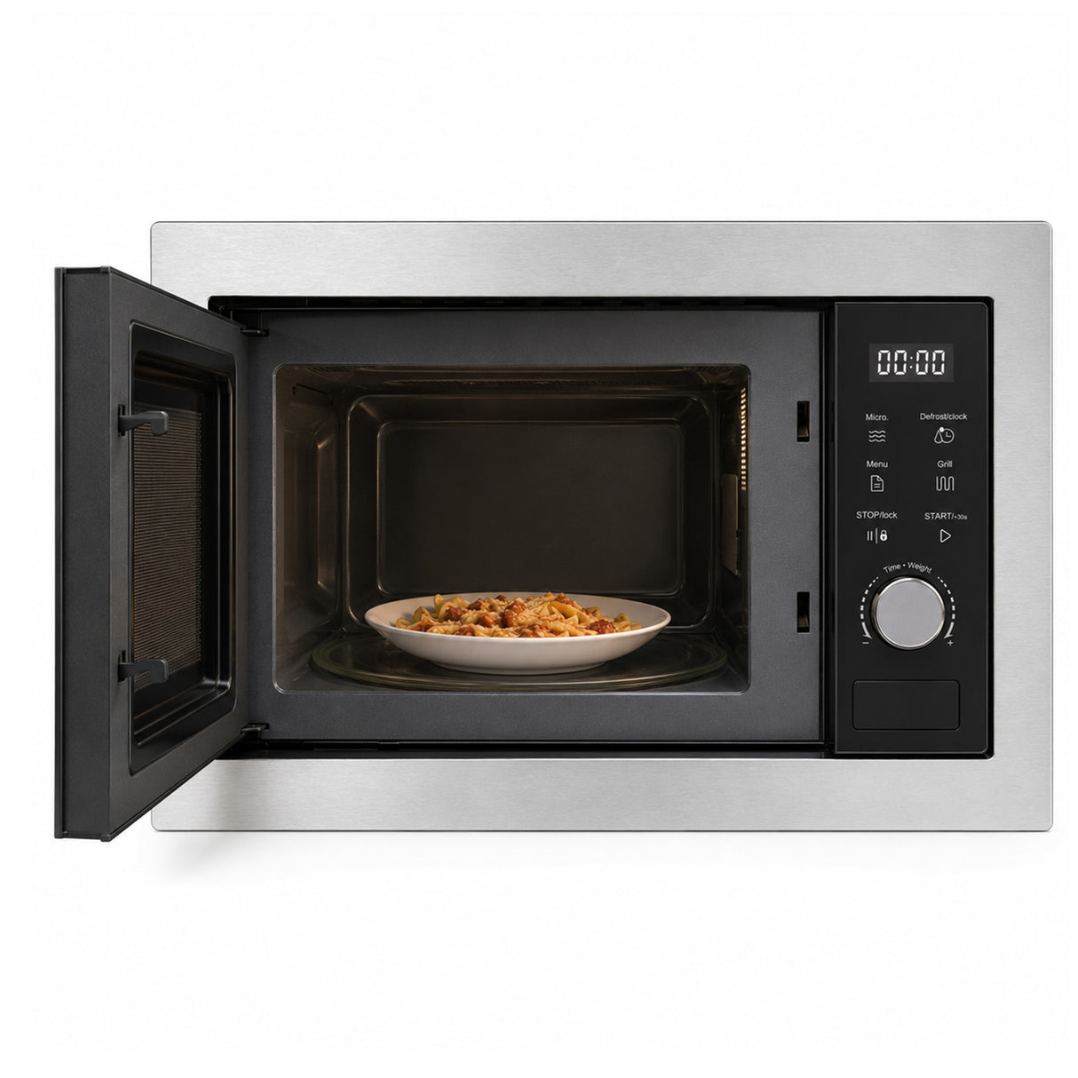 Micro-ondes Heinner HMW-BI2360SS – encastrable – 23 litres – gril – LED – inox