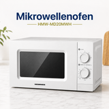 Micro-ondes Heinner HMW-MD20MWH – 20 litres – 700 W – blanc
