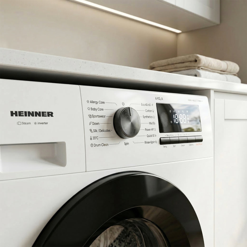 Heinner HWM-HME6012IVSMA+++ Slanke Wasmachine 6 kg, 1200 RPM, afbeelding 8