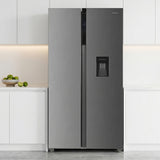 Heinner HSBS-HM439NFINVXWDD Side-by-Side Koelkast 439L No Frost Waterdispenser Inverter  Look
