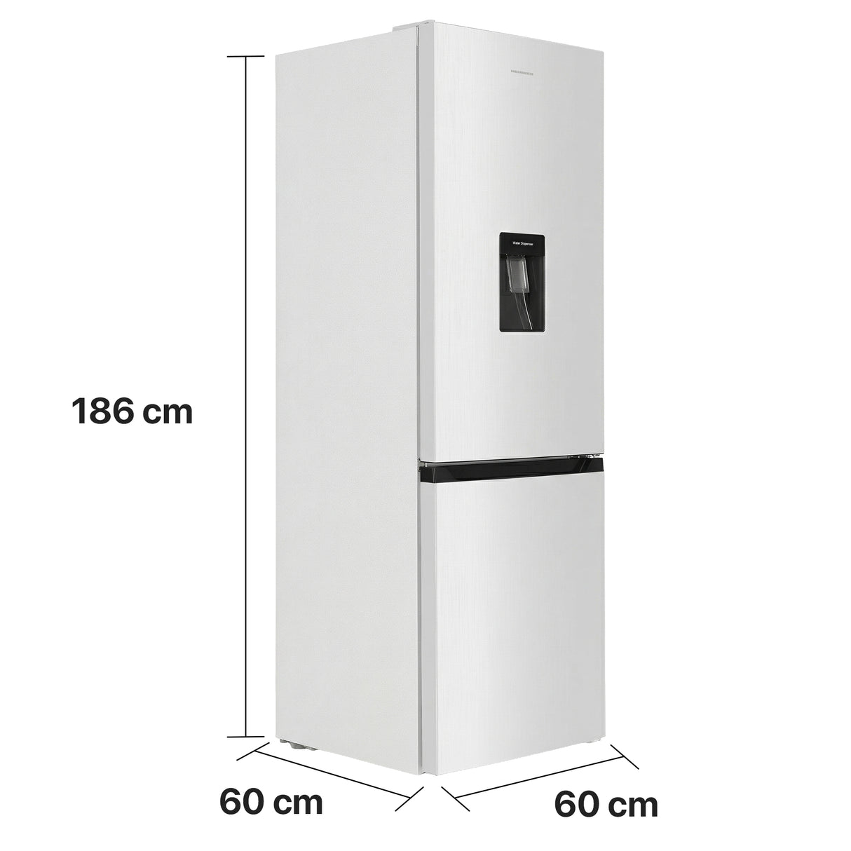 Heinner HCNF-HM291WDE++ Koel-vries 291 L – No Frost – Waterdispenser