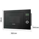 Heinner Built-In Microwave HMW-25BIGBK – black