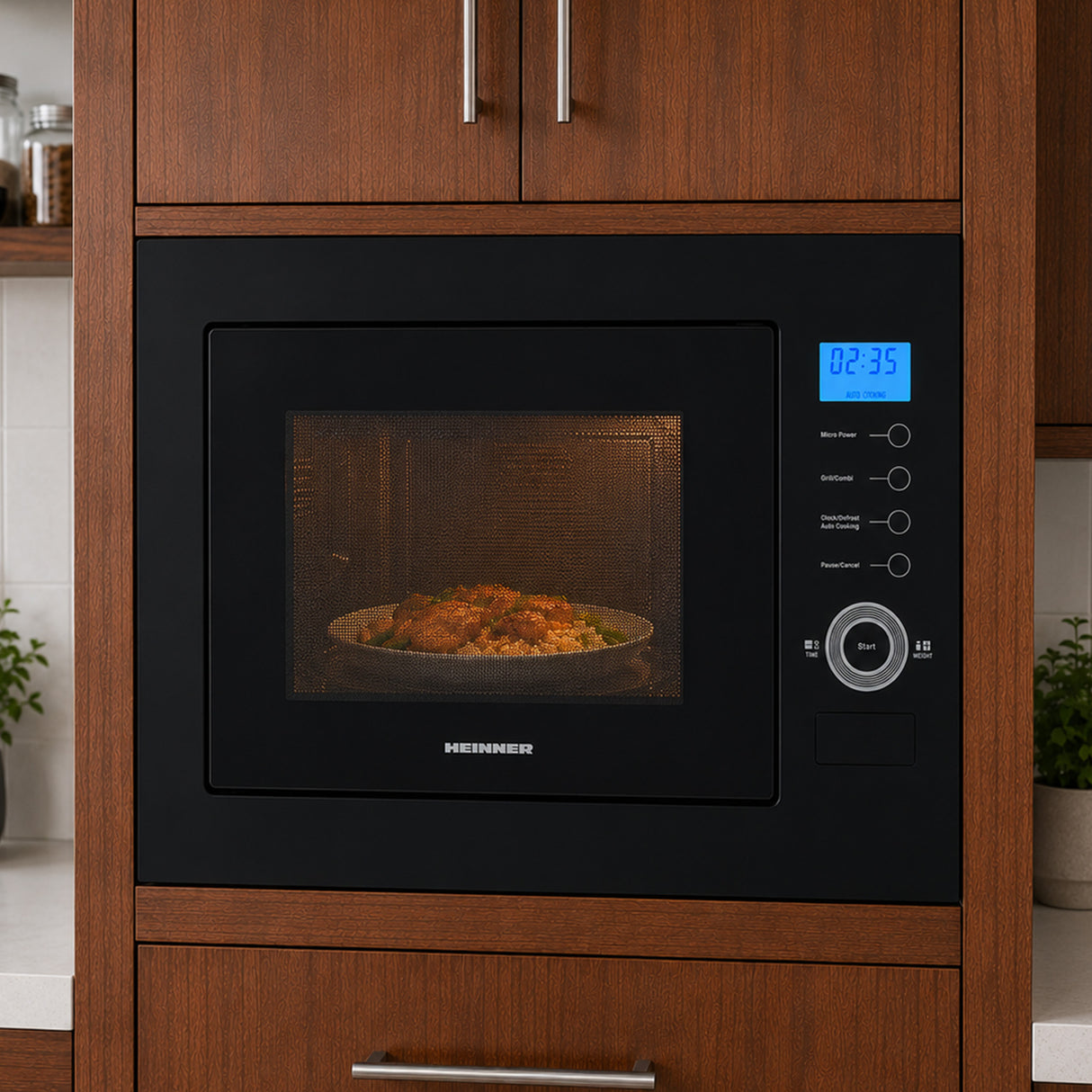 Heinner Built-In Microwave HMW-25BIGBK – black