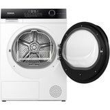 Sèche-linge à pompe à chaleur Heinner HHPD-HMK80IVFC – 8 kg – classe énergétique C – blanc
