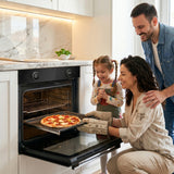 Heinner  HBO-M7210GCDRC-GBK Inbouw Oven 72L Grill Conventioneel Zwart Glas