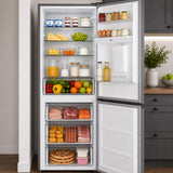 Frigo congélateur Heinner HCNF-HM291INVXWDE – 291 L – No Frost – Inverter – Distributeur d’eau – inox – 5 ans de garantie