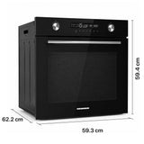 Four encastrable Heinner HBO-M7212GCDRP-GBK – 72 litres – 60 cm – verre noir