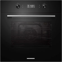 Four encastrable Heinner HBO-M7010GCDRP-GBK – 70 L – autonettoyage pyrolytique – chaleur tournante, gril, fermentation – écran tactile – classe énergétique A – verre noir – 5 ans de garantie