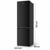 Frigo congélateur Heinner HCNF-HM253INVBKE – Full No Frost – compresseur inverter – Noir