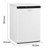 Frigo table top Heinner HF-M131E – 131 L – mécanique thermostat – porte réversible – blanc – 5 ans de garantie