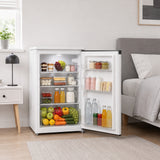 Frigo table top Heinner HF-M131E – 131 L – mécanique thermostat – porte réversible – blanc – 5 ans de garantie