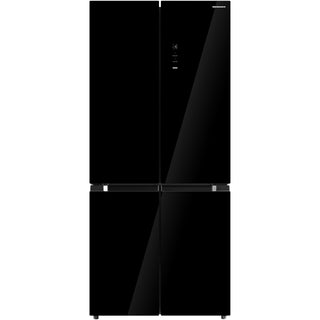 Frigo américain side-by-side Heinner HSBS-M515MDINVHGBKE – 515 L – No Frost – Inverter – verre noir
