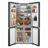 Frigo américain side-by-side Heinner HSBS-M515MDINVHGBKE – 515 L – No Frost – Inverter – verre noir