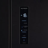 Frigo américain side-by-side Heinner HSBS-M515MDINVHGBKE – 515 L – No Frost – Inverter – verre noir