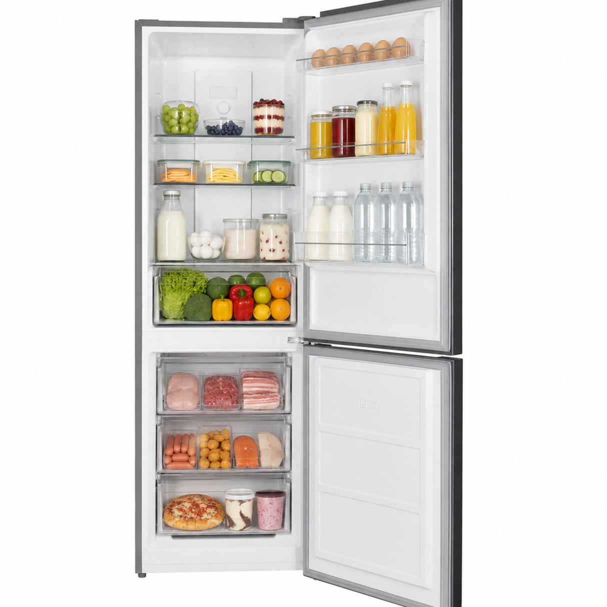 Frigo congélateur Heinner HCNF-HM293INVXE – 293 L – No Frost – Inverter – inox – 5 ans de garantie