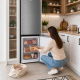 Frigo congélateur Heinner HCNF-HM293INVXE – 293 L – No Frost – Inverter – inox – 5 ans de garantie